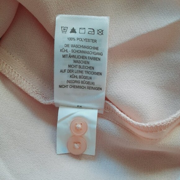 NEW Carolina Belle Button Down Blouse Blush Pink XS - Picture 6 of 7